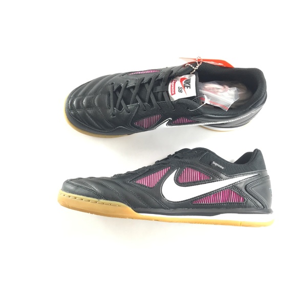 Nike Supreme Gato Sb "Black Red Gum Bottom" Sz 12 - Picture 2 of 5